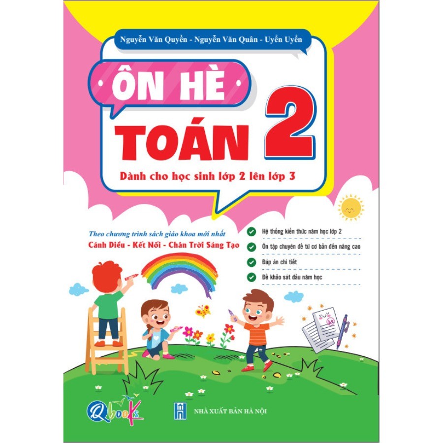 Sách - Ôn Hè TOÁN 2 - QBooks - Bản Quyền