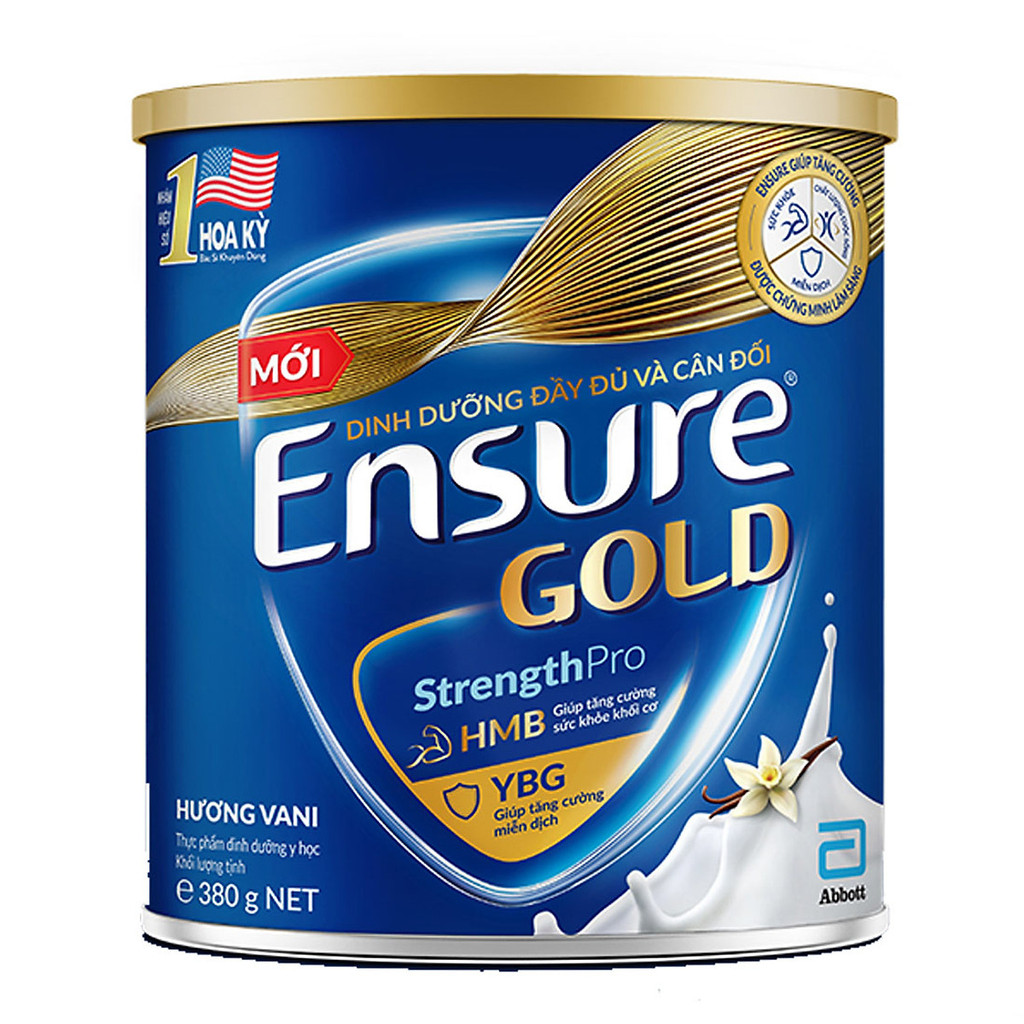 Thực phẩm dinh dưỡng y học Ensure Gold 380g