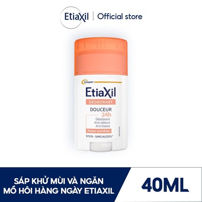 Sáp Cam Khử Mùi Hương Citrus Khô Thoáng 24h Etiaxil 40ml