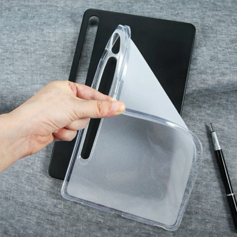 [ ốp TPU Samsung Tab Tab S8 Ultra -S9 Ultra 5G (14.6 inch)  ]Ốp lưng silicon trong suốt, nhám ,đen b