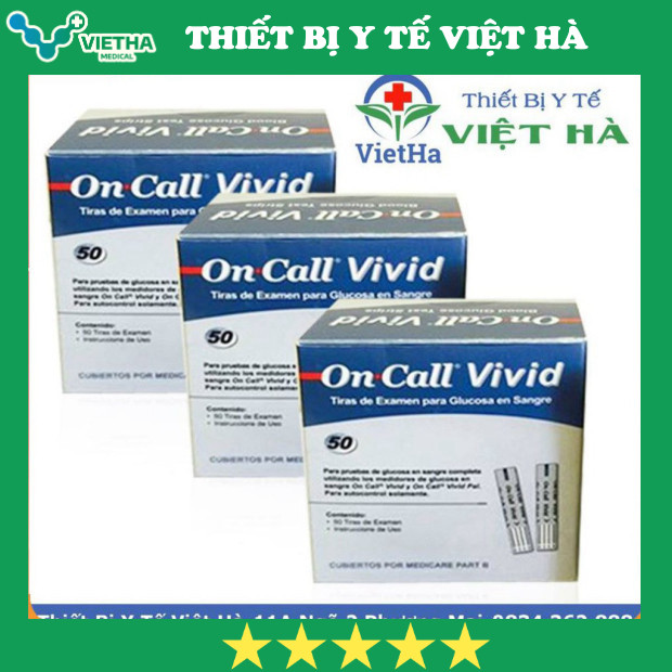 QUE THỬ ĐƯỜNG HUYẾT ON CALL VIVID