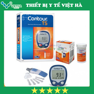 Máy đo đường huyết contour ts tặng kèm 50 test và 50 kim lấy máu