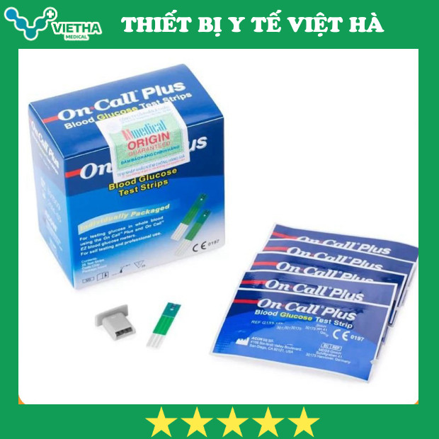 Que thử đường huyết on call plus (tiểu đường)