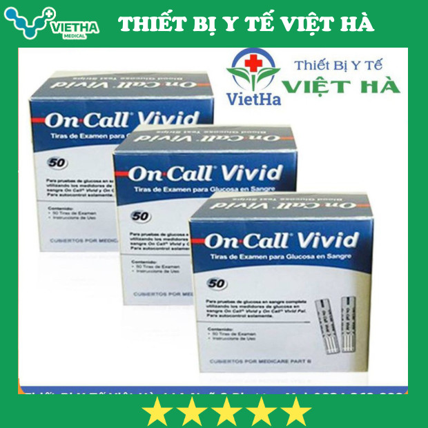 QUE THỬ ĐƯỜNG HUYẾT ONCALL VIVID