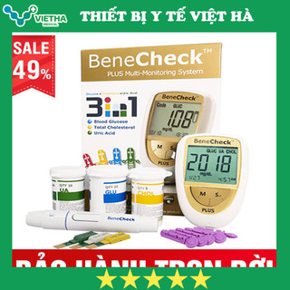 Que thử Cholesterol Benecheck 3 in 1 (10 que)