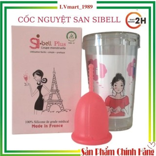 Cốc Nguyệt San SIBELL PLUS 💖 Nhập Khẩu Pháp 💖 Tặng Kèm Ly Tiệt Trùng và Viên Tiệt Trùng