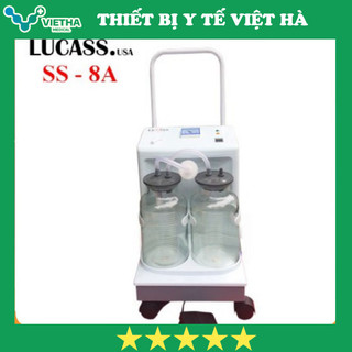 Máy hút dịch mũi, đờm 2 bình Lucass SS-8A cho phòng khám, bệnh viện