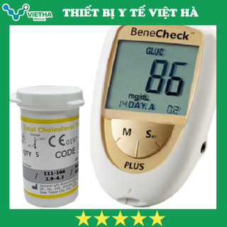 Que thử Glucose, Acid Uric, Cholesteron máy BeneCheck Plus