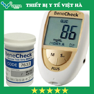 Que thử Glucose, Acid Uric, Cholesteron máy BeneCheck Plus