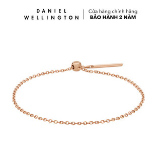  Vòng tay lắc tay Daniel Wellington Gắn Charm - Charm Chain Bracelet 185mm màu Vàng hồng - DW00400392 