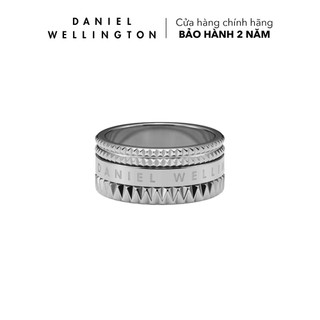 Nhẫn Daniel Wellington màu bạc Elevation Ring
