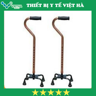 Gậy tập đi 4 chân, tay cong Lucass