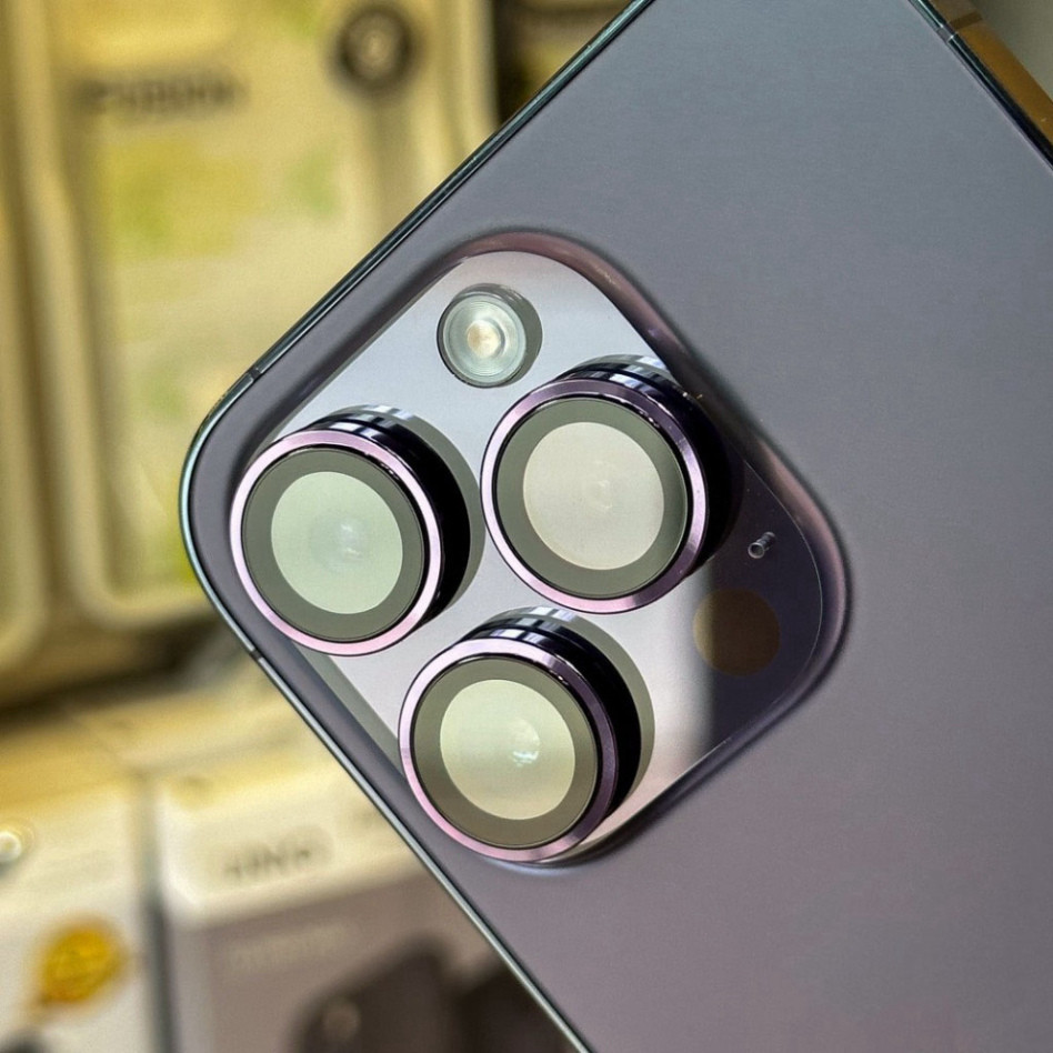 [ Đủ Iphone 11-12-13-14-15-16 pro max plus ] Kính cường lực iphone bảo vệ camera KUZOOM PVD 2 tầng 3