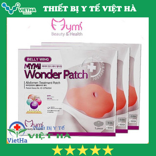 Hộp 5 Miếng dán giảm mỡ bụng Wonder Patch hàn quốc