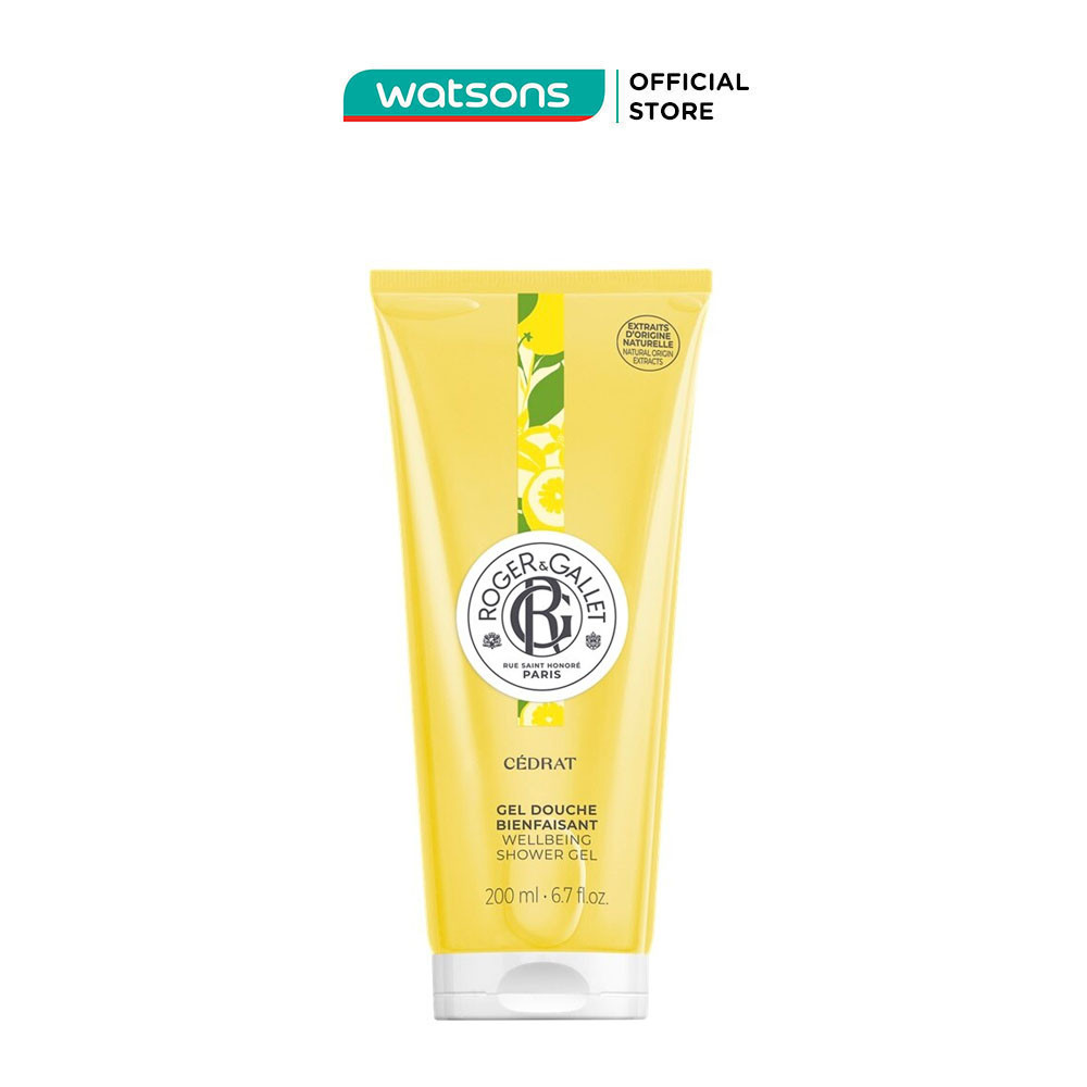 Gel Tắm Roger & Gallet Cedrat Wellbeing Shower Gel 200ml