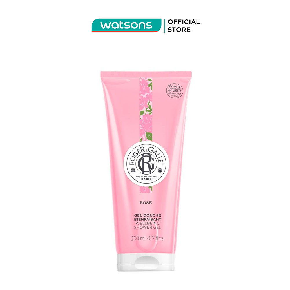 Gel Tắm Roger & Gallet Rose Wellbeing Shower Gel 200ml