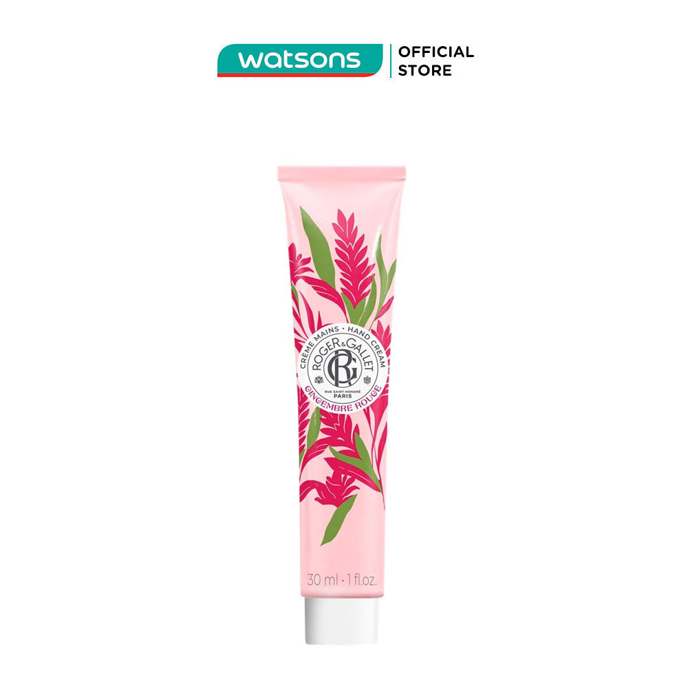 Kem Dưỡng Tay Roger & Gallet Gingembre Rouge Hand Cream 30ml