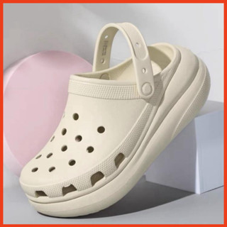 Sục Cross Band Mega Crush Clog, đế cao 7cm tôn dáng nữ Hàng cao cấp HOT