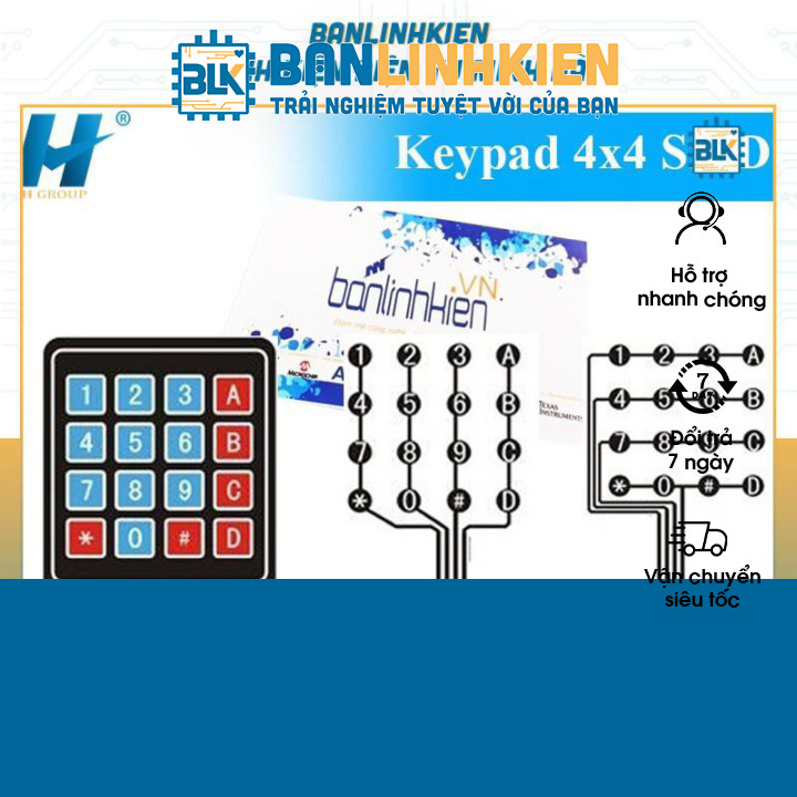 Bàn Phím Điện Tử Keypad SMD