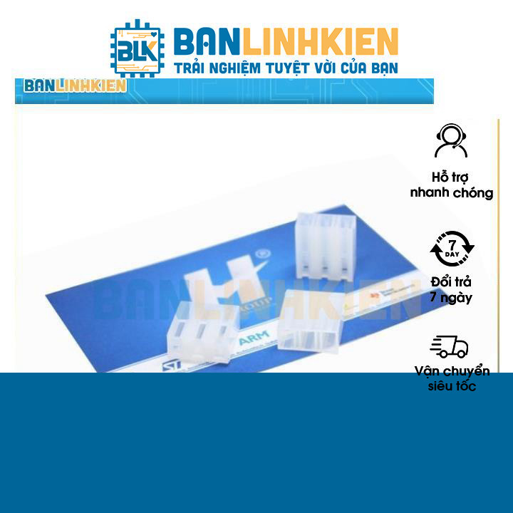 Đầu Header 3P Xh2.54, CH5.08