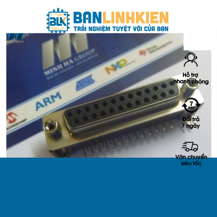 Đầu Nối DB25 Cái Cong