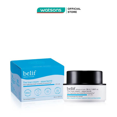 Kem Cấp Ẩm Dạng Gel Belif The True Cream - Aqua Bomb 50ml