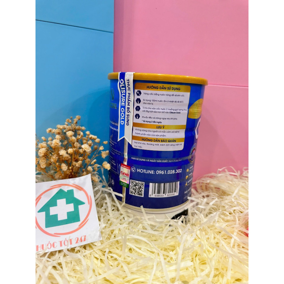 Sữa Non Olisure Gold Cải Thiện Tình Trạng Mất Ngủ, Bổ Sung Dinh Dưỡng Cho Cơ Thể - Hộp 850g chính hãng