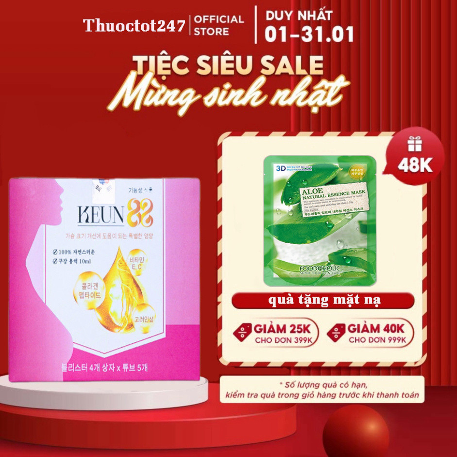 Tăng vòng 1 nhân sâm hàn quốc Keun88 ,nở ngực keun88 cung cấp các chất cần thiết kích thích tăng trường vòng 1 đầy đặn