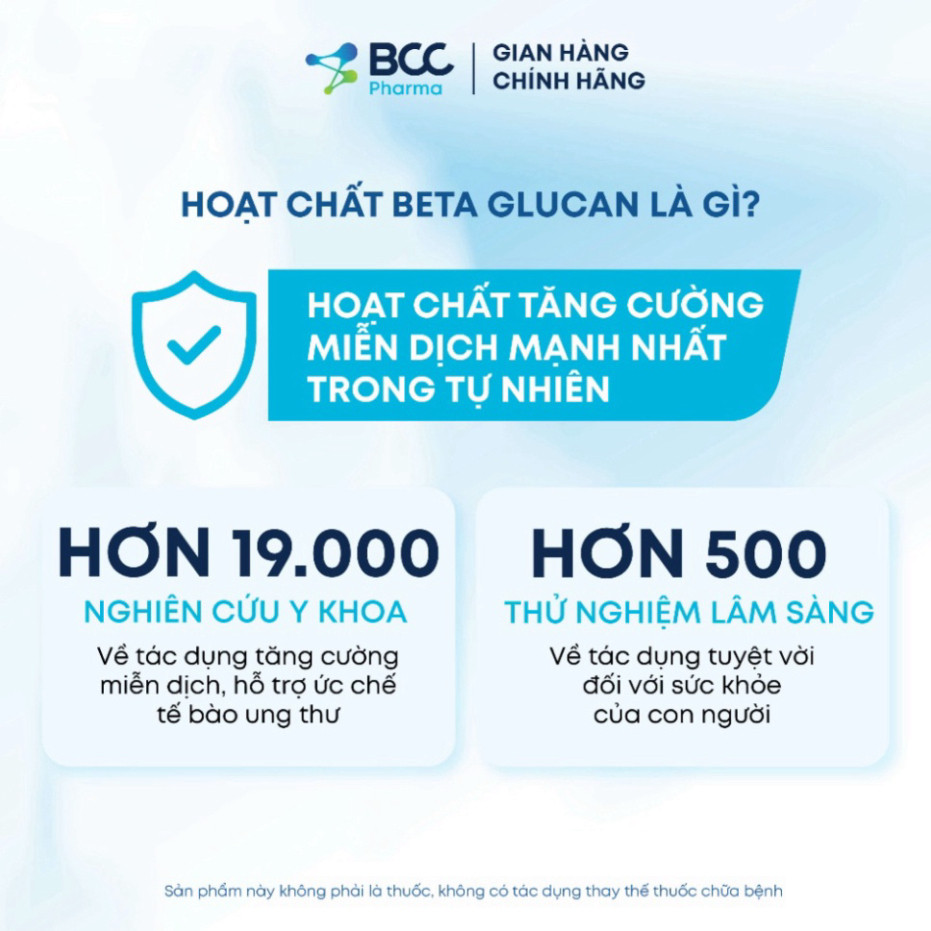 Viên uống Imuglucan hỗ trợ nâng cao hệ miễn dịch tự nhiên (30 viên)