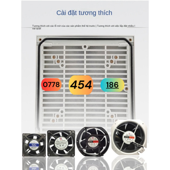 Tủ Pfd9802 Tủ cung cấp Điện Lưới Lọc Thông Gió Quạt che chở IP55 Lưới Chống Bụi