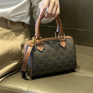 Túi xách hình trụ Túi trống nữ Boston Túi xách hình trụ Túi xách kẹp nách đeo chéo