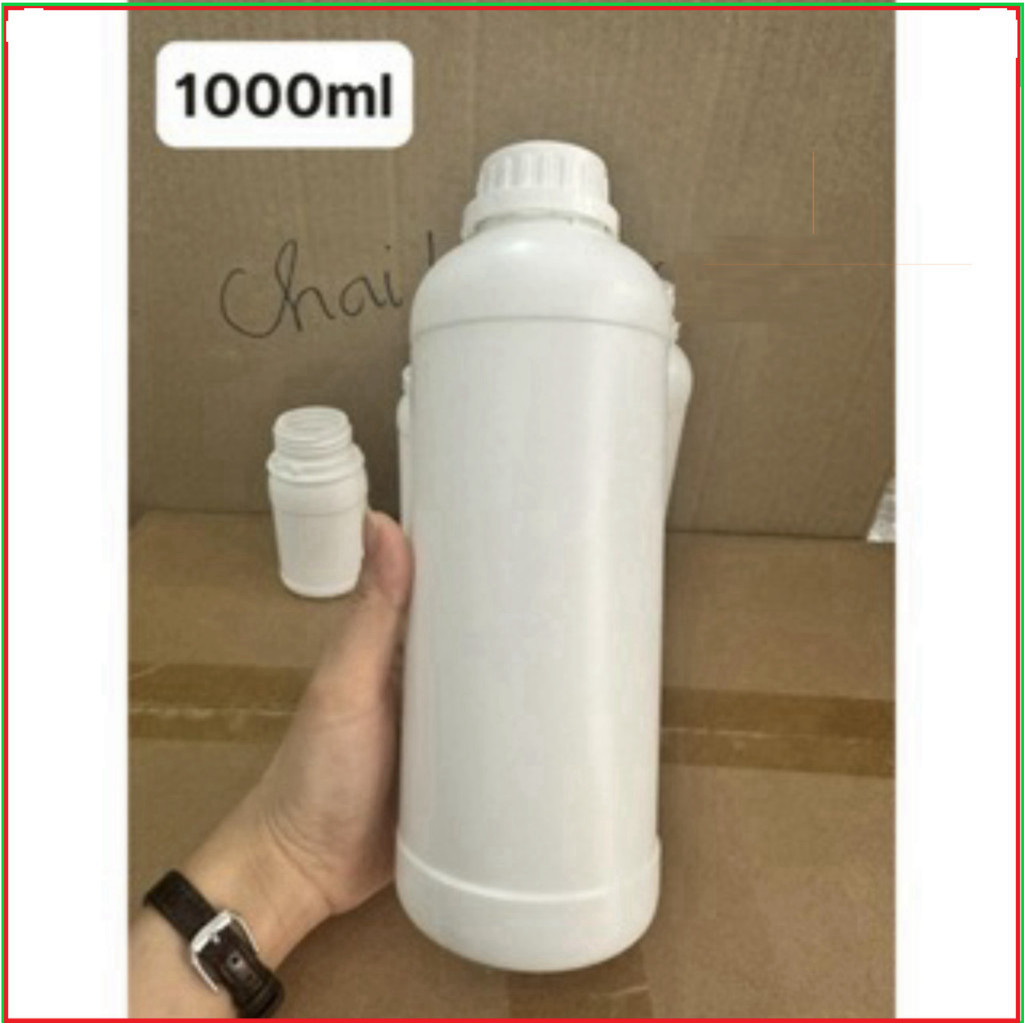 SET 10sp_chai 1l HDPE COMBO 10 chai, chai đựng nước giặt. chai đựng hóa chất, bảo vệ thực vật, chai 