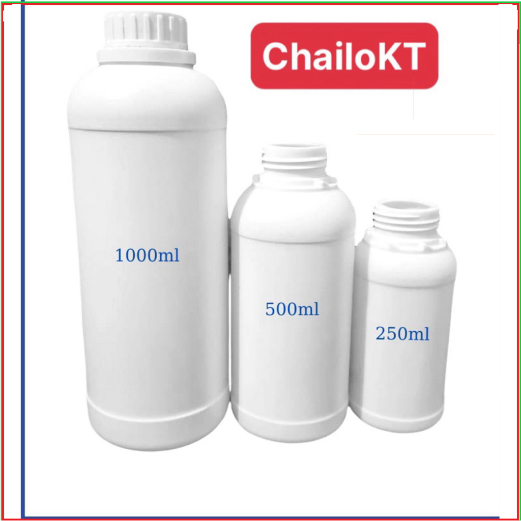 (SET 10sp)_Combo 10c Chai 1000ml nhựa hdpe/ chai đựng nước giặt/chai đựng hoá chất/vỏ chai nhựa 1l C