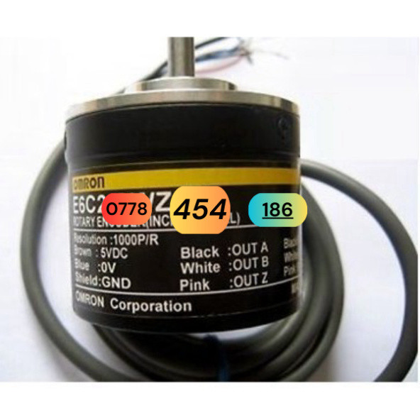 Bộ mã hóa vòng xoay encoder OMRON E6B2-CWZ1X 100 200 360 500 600 1000 1024 2000 P/R  XUNG