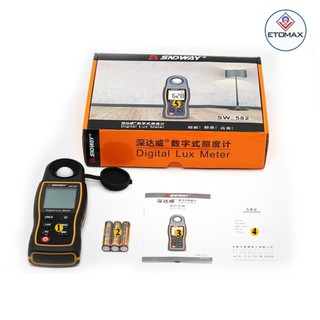 Máy đo cường độ ánh sáng sndway 582
