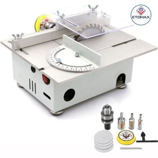 Máy cưa bàn mini đa năng V3, 2 chức năng trong 1, cưa bàn kết hợp khoan, mài, đánh bóng