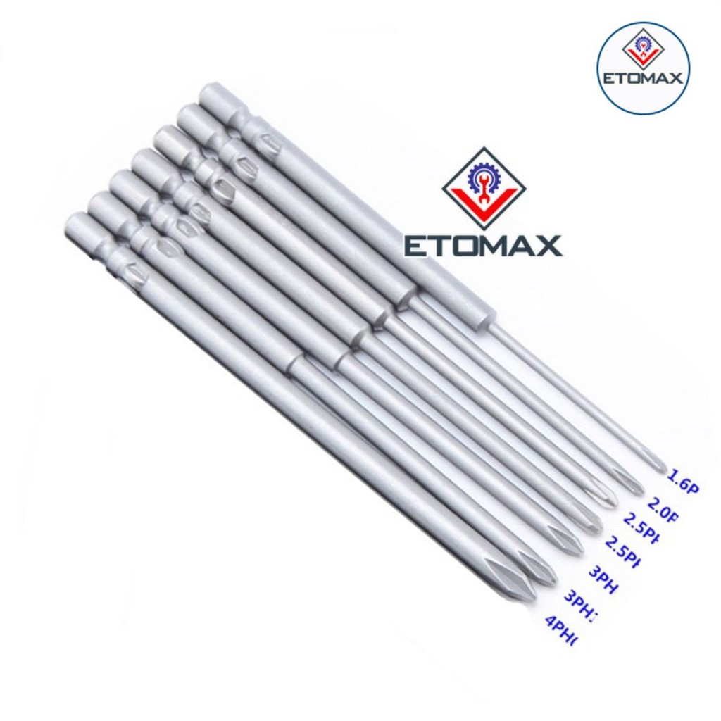 Bộ 7 đầu vặn vít 4 cạnh siêu cao cấp