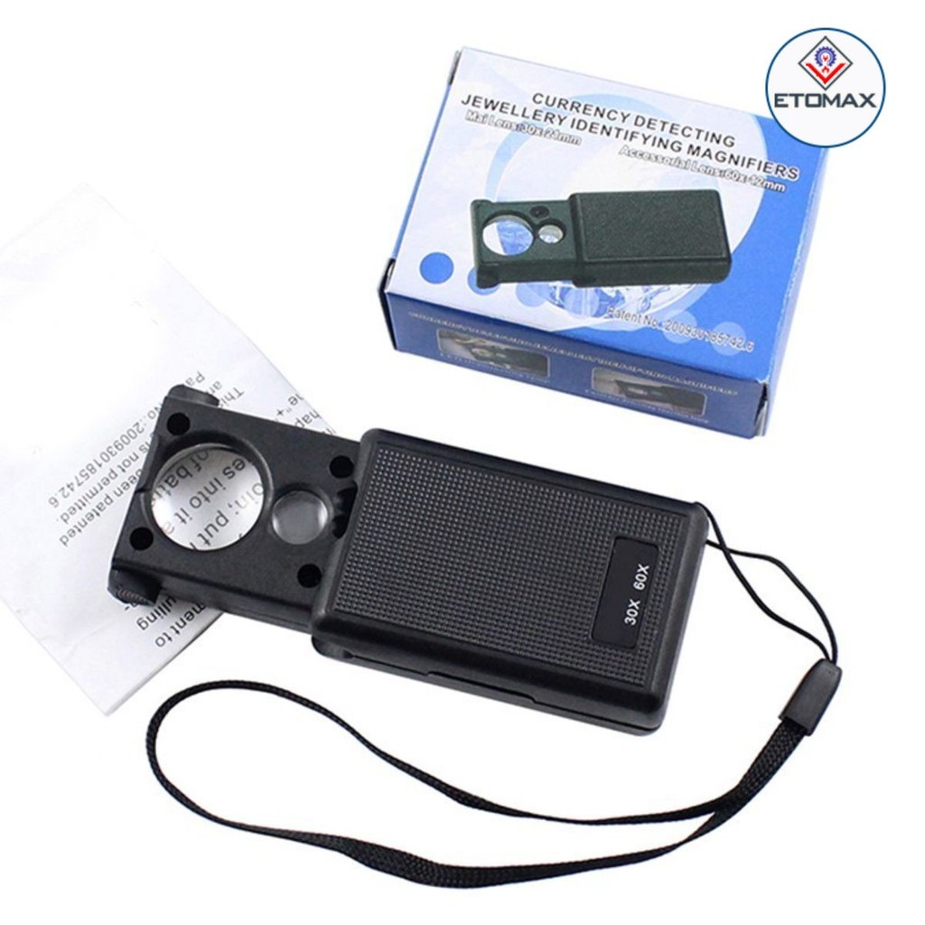 Kính lúp mini cầm tay 30x-60x