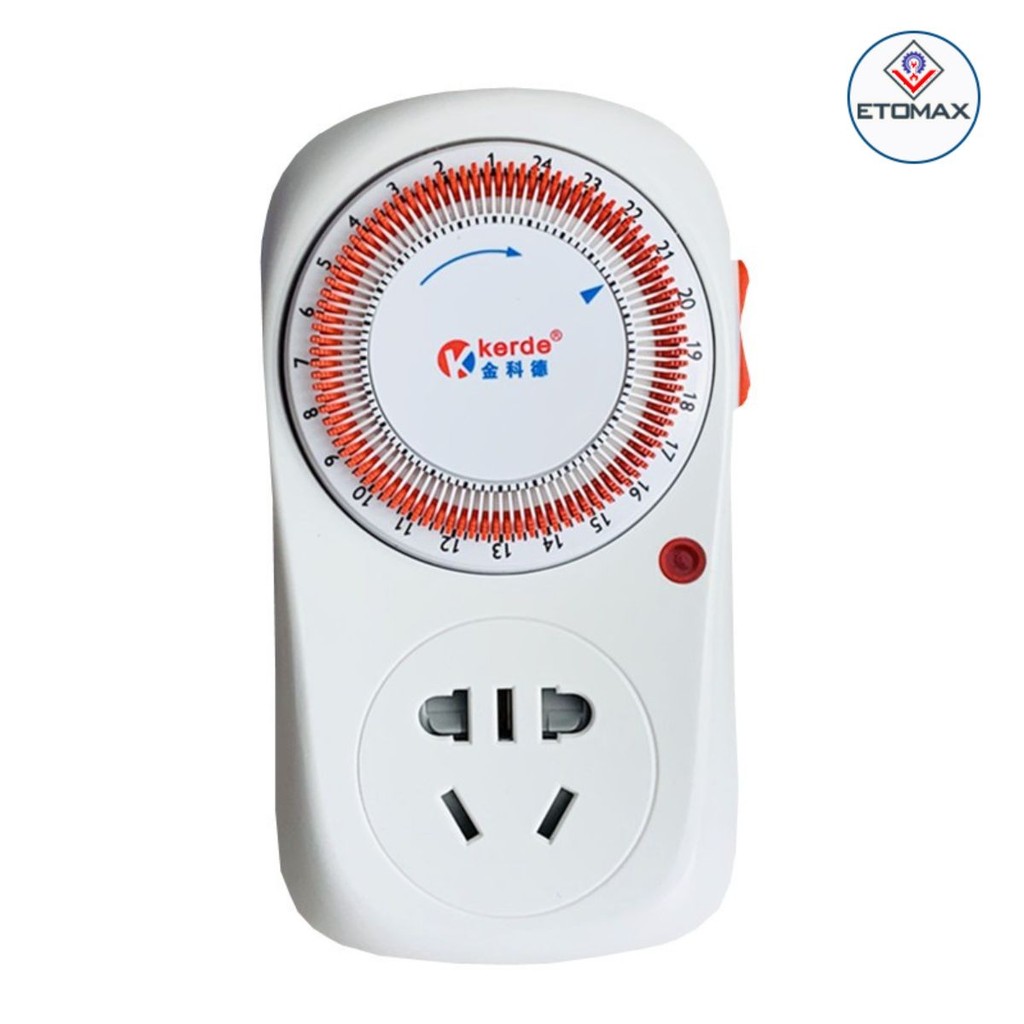 Ổ cắm hẹn giờ lập trình cơ Kerde TW-E05