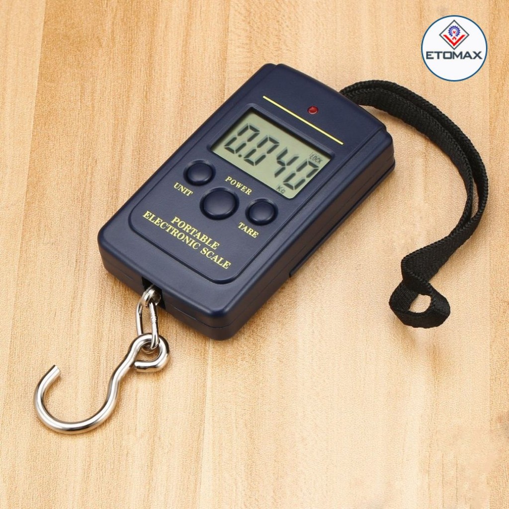 Cân móc điện tử 40Kg x 10g, cân hành lý siêu tiện lợi