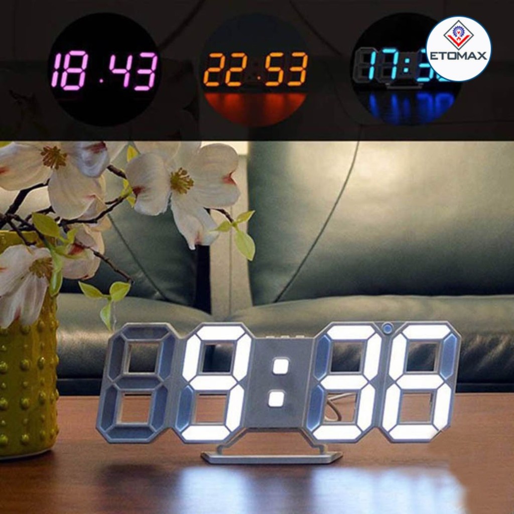 Đồng hồ điện tử LED 3D cao cấp
