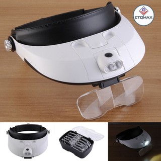 Kính lúp đeo đầu có đèn v4 model mg81001-g