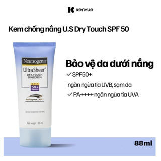 Kem chống nắng Neutrogena U.S Dry Touch SPF 50 88ml - 101016744