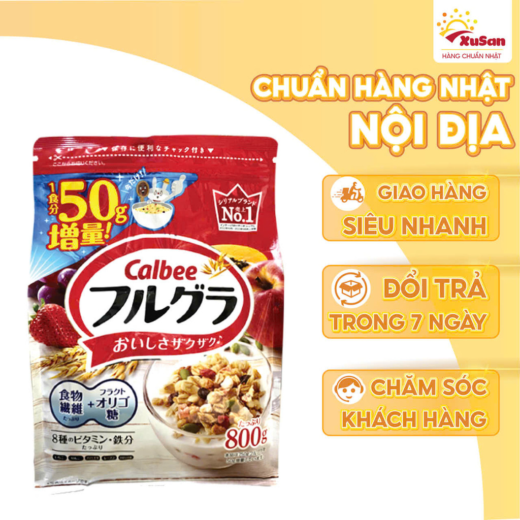 【DATE MỚI】Ngũ cốc Calbee Date tháng 05/2025