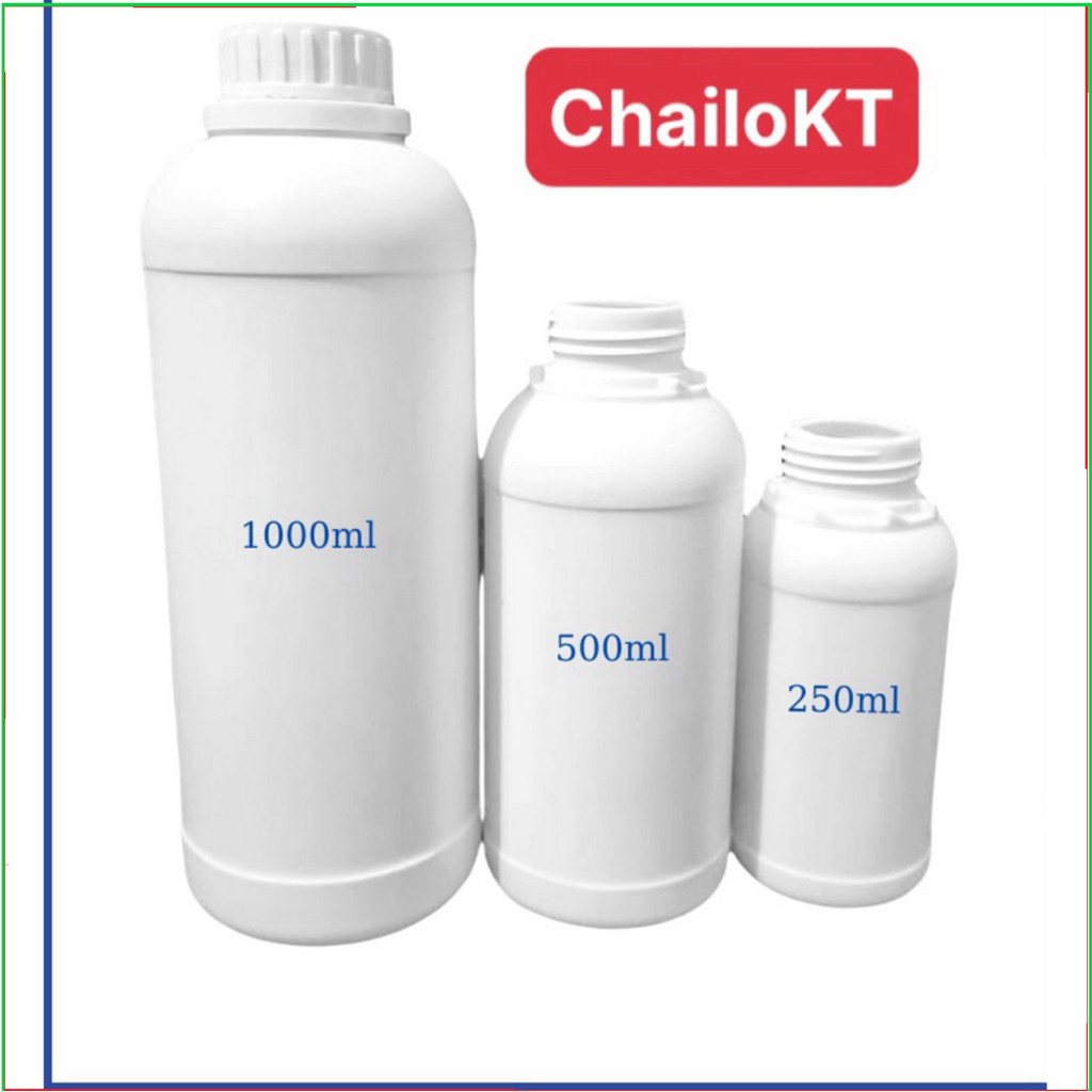 Set 10sp_[GIÁ SỈ] Combo 10c Chai 1000ml nhựa hdpe/ chai đựng nước giặt/chai đựng hoá chất/vỏ chai nh