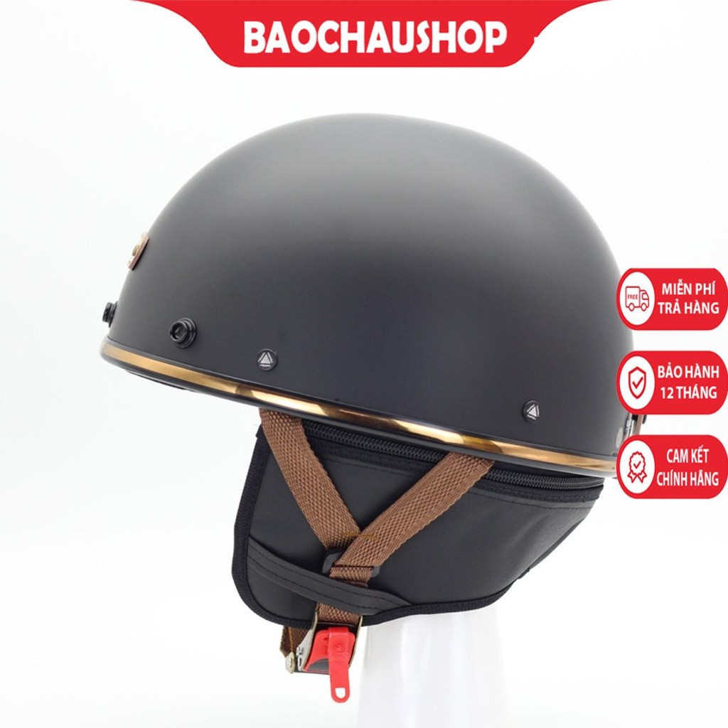 Mũ Bảo Hiểm 1/2 Đầu Haley Napoli N120 - Bulldogshop