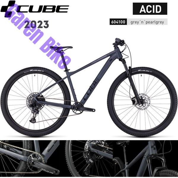 [Garen Bike] XE ĐẠP MTB CUBE ACID 2023 Grey'n'pearlgrey 604100