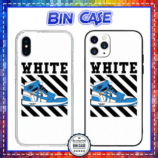 🔥Ốp Lưng Unique Giày Off White Nike Air Giầy Màu Xanh Trắng iPhone 16 15 14 13 12 11 Pro Max 6 7 Plus X Xs Max BRAND085