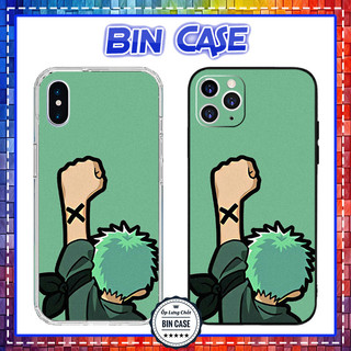 Ốp Lưng iPhone ZORO One Piece Đẹp Cute Design Màu Xanh iPhone 16 15 14 13 12 11 Pro Max 6 7 Plus X Xs Max TRUYENTRANH074