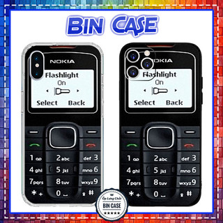 🔥Ốp Lưng iPhone In Hình Nokia 1202 Màu Đen Thiết Kế Cổ Điển iPhone 16 15 14 13 12 11 Pro Max 6 7 Plus X Xs Max ESR064